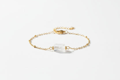 CLEAR QUARTZ BRACELET