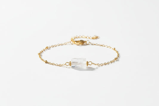 CLEAR QUARTZ BRACELET